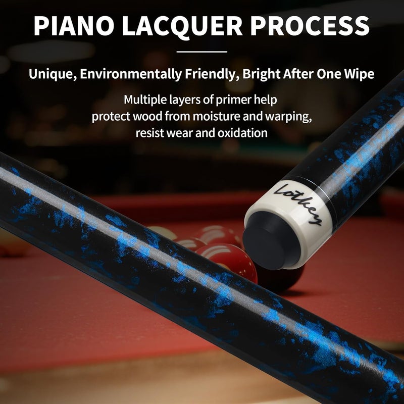 LOTKEY Pool Cue Sticks for Adults,Super Straightened Up 58'' 18 19 20 21 oz Billiard Cues Stick Canadian Maple Tacos De Billar Profesional Set of 4/3/2/1 House Bar Pool Que Table Beginner Pool Queue for Sale - Image 3